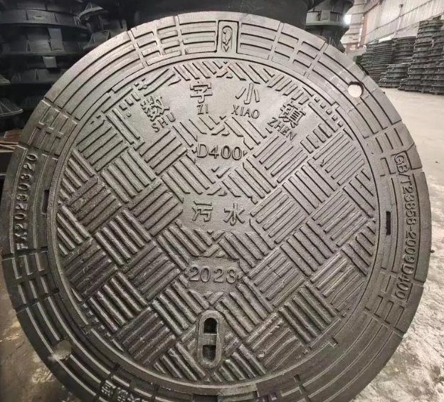 郧西球墨铸铁防沉降井盖展示